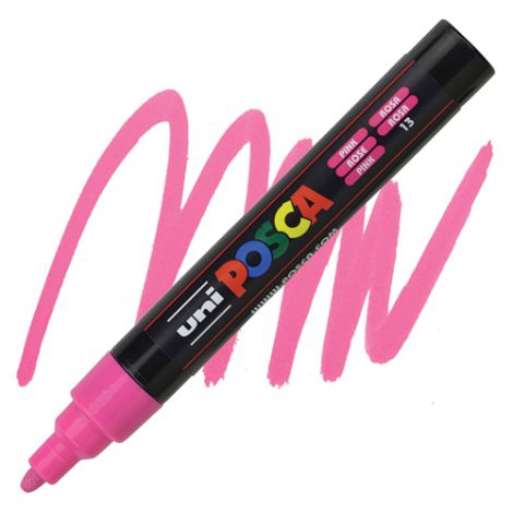 Marker Posca PC-5M, Różowy - 4